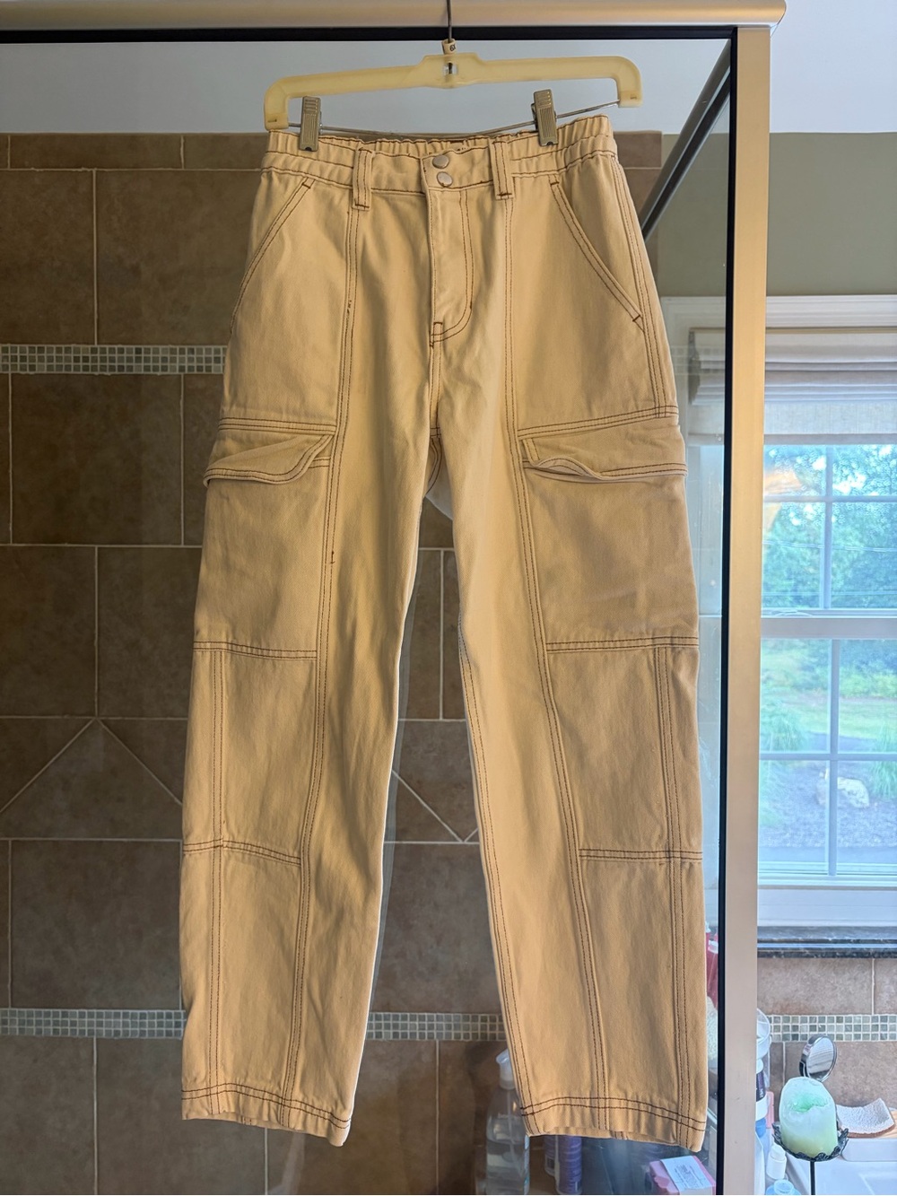 Pacing Beige Cargo Pants